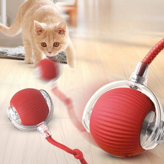  Quả bóng tương tác mèo tự động di chuyển KittyFrolic đồ chơi huấn luyện điện có tính năng cuộn thông minh giải trí ma thuật cho mèo con và mèo trưởng thành 