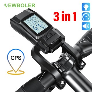  Bộ Thiết Bị Xe Đạp GPS Newboler - Đồng Hồ Tốc Độ & Đèn Chống Nước 4000mAh 