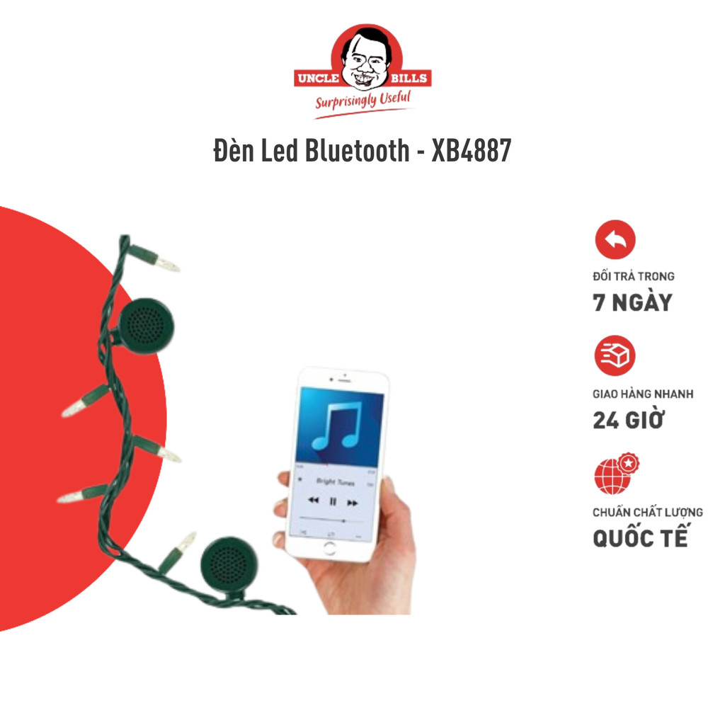 Đèn Led Bluetooth 10M Trang Trí Giáng Sinh UNCLE BILLS XB4887