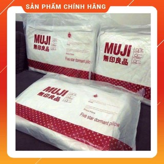  Ruột Gối Muji Cao Cấp Gối Nằm Êm Ái Chống Xẹp Kích Thước 50x70cm 