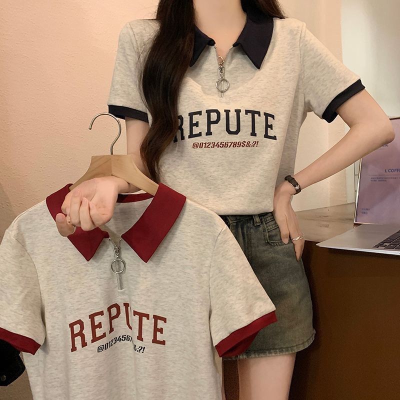 Áo thun ngắn tay thời trang mùa hè 2025 dành cho nữ