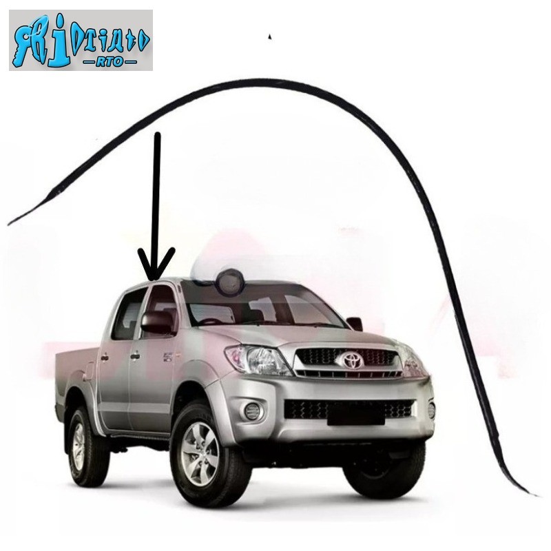 Hilux 2005 đến 2015 KUN25 KUN26 4 Cửa Mái Đúc Cao Su Atas Bumbung 75551-0K010 75552-00010
