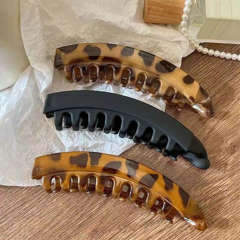 💋love💋Kẹp tóc Chuối  Kẹp Tóc banana đuôi ngựa phong cách hàn quốc