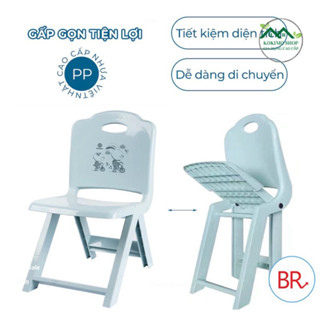  Ghế tựa lưng gấp gọn Việt Nhật  MS:1958 1959 ,Ghế nhựa xếp gọn dành cho các bé ghế nhựa mầm non đa năng- Nhựa Việt Nhật 