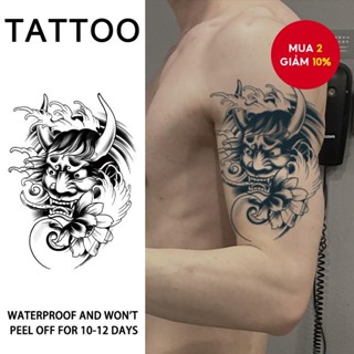 Hình xăm tạm thời hình hoa dài không thấm nước Unisex bán vĩnh viễn cho cánh tay và vai