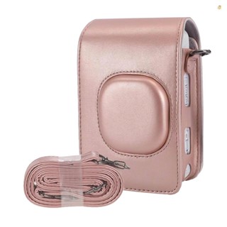  Kích thước nhỏ gọn Túi đựng máy ảnh tức thì Da PU có dây đeo vai Tương thích với Fujifilm Fuji Instax mini LiPlay 