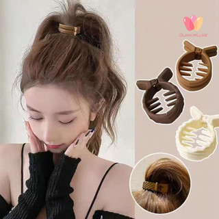 Glamorluxe-ponytail Kẹp Tóc Mờ Thanh Lịch Mờ Chống Trơn Trượt Ổn Định Kẹp Phụ Kiện Tóc Lý Tưởng Quà Tặng Chắc Chắn Co