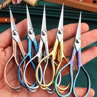 HEFEI Thợ May Kéo Cổ Vintage Thép Không Gỉ Cho Thủ Công Thêu Kéo Chữ Thập Chỉ Chỉ Dụng Cụ