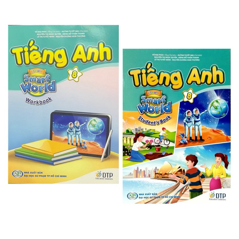 Sách - (Combo 2 Cuốn ) Tiếng Anh 8 i-Learn Smart World ( Sách Học sinh + Sách Bài Tập )