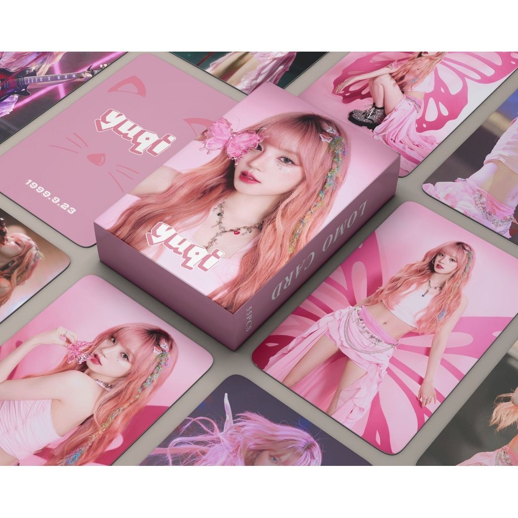55 Chiếc (G) I-DLE Lomo Cards I SWAY 2nd Full Album single Wife Super Lady Fate Photocards Yuqi Minn