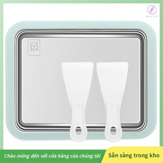 [Gaozuo523.vn] Máy làm kem ăn liền, Kem tự làm tự làm, Cuộn sữa chua đông lạnh, Máy cuộn kem bằng thép không gỉ cấp thực phẩm