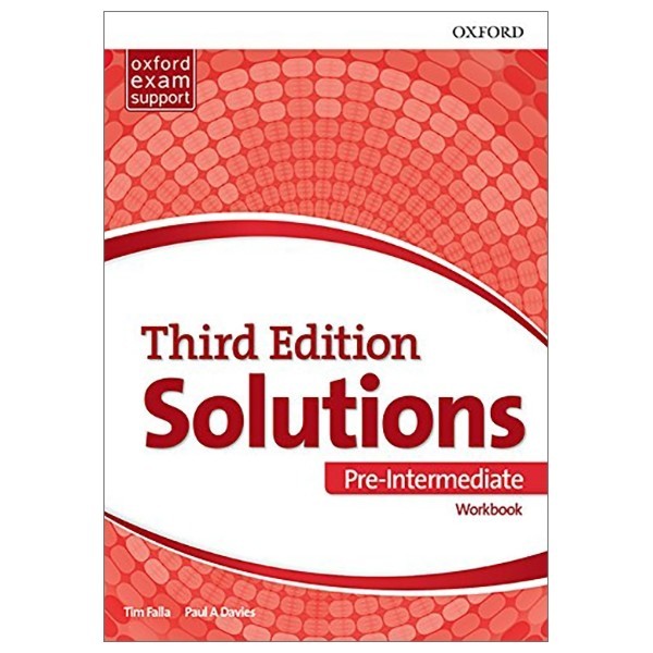 Sách - Solutions: Pre-Intermediate: Workbook - 3rd Edition