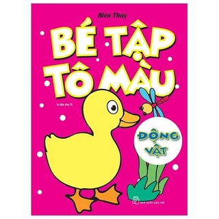 Sách - bé tập tô màu - động vật