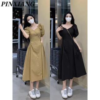 Pinxiang Nữ kiểu Pháp cổ điển váy eo giảm béo bên bờ biển ngày lễ