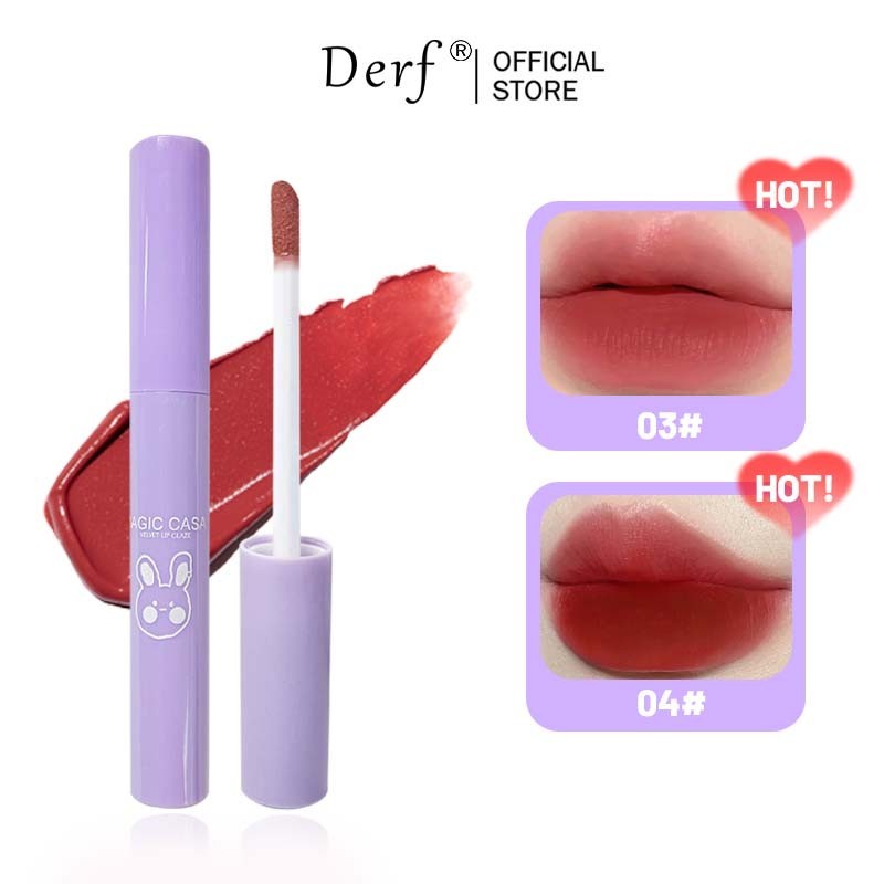 6 Chiếc Son Môi Lip Glaze Set Lâu Dài Dưỡng Ẩm Môi Trang Điểm Matte Velvet Chống Thấm Nước Chống Dính Cốc Son Bóng Mỹ Phẩm Hàn Quốc