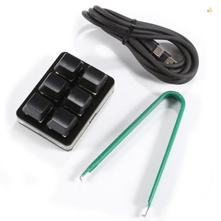 Bàn Phím Di Động 6 Phím Phím Phím Ngắn Bàn Phím Tùy Chỉnh USB PlugAndPlay Bàn Phím Bàn Phím Cơ