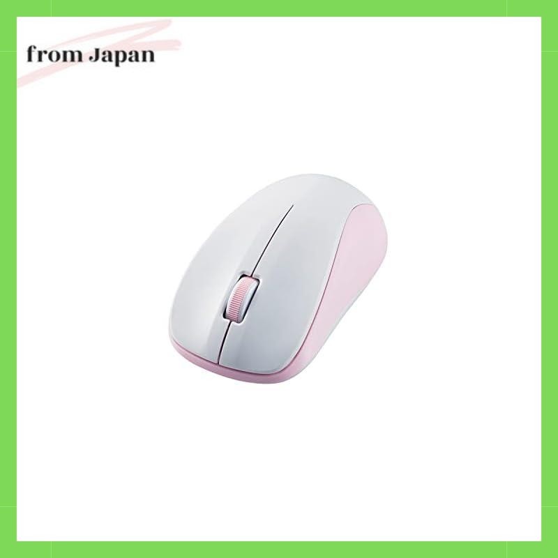 Chuột Elecom, Chuột không dây, Bluetooth, Im lặng, 3 nút, Size M, Hồng M-BY11BRSKPN
