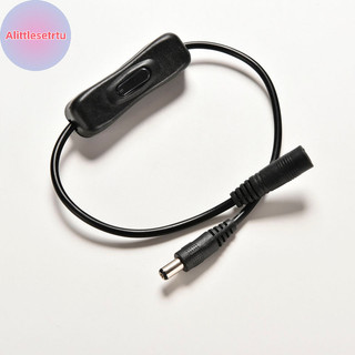 Alittlesetrtu in-line công tắc nguồn bật / tắt 2.1mm / 5.5mm jack cắm cho arduino plug 12v vn