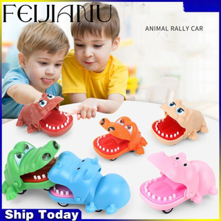 Arthur bé kéo lại đồ chơi hoạt hình hình cá sấu cắn tay đồ chơi mini kéo lại xe quà tặng