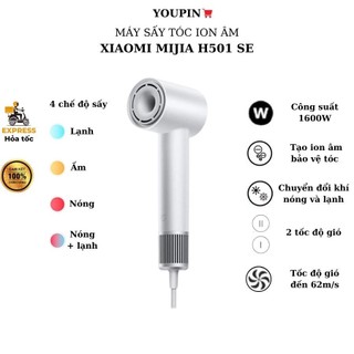  Máy sấy tóc ion âm Xiaomi Mijia H501 SE 1600W tốc độ cao - Bảo hành 3 tháng 