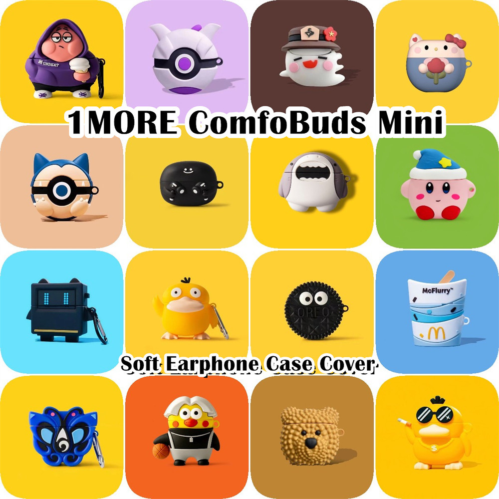 【Hot sale】Cho 1more ComfoBuds Mini ốp tai ng Case dòng thủy triều Vỏ Bảo Vệ Hộp Sạc Tai Nghe NO.2