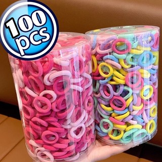 Set 100-300 dây thun buộc tóc cho bé gái dây buộc tóc trẻ em dễ thương
