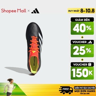 Adidas bóng đá giày đá bóng turf predator 24 league low unisex đen ig7723