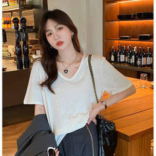 Áo thun baby tee phông form rộng BIG SIZE Áo T-shirt Ngắn Tay Áo cotton lanh cộc tay rộng rãi cổ chữ V cho nữ