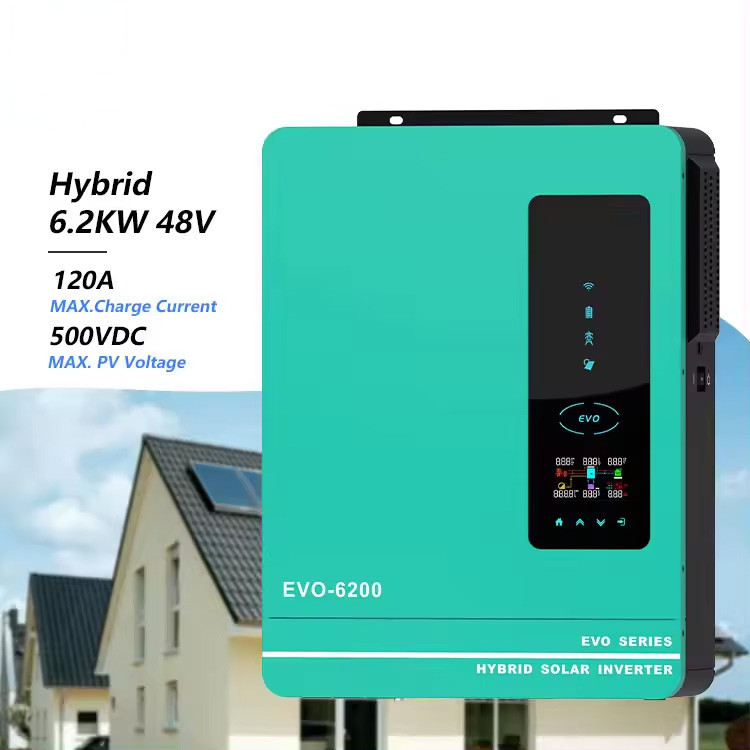 Biến tần năng lượng EVO-6200W-48V - Hybrid , độc lập, bù lưới chính hãng Anern-BẢO HÀNH 6 THÁNG