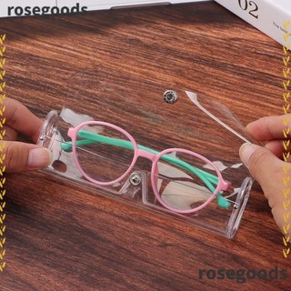 Hộp Đựng Mắt Kính Trong Suốt rosegoods1 Giá Đỡ