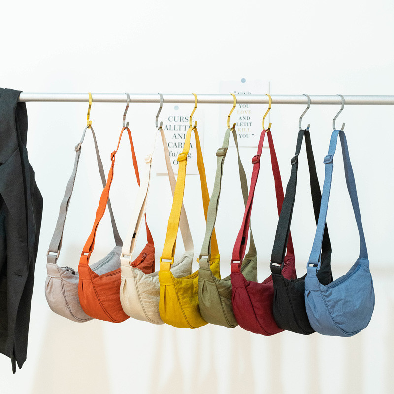 Thời Trang Màu Sắc Ngọt Ngào Túi Đeo Vai Nữ Thường Ngày Dung Tích Lớn Có Thể Điều Chỉnh Dây Đeo Túi Đeo Ngang