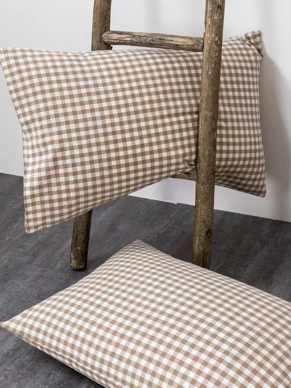 {Bedding accessories} Washed cotton pillow cover, one pillow set, adult household, single student