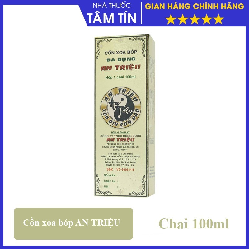 Cồn xoa bóp đa dụng AN TRIỆU