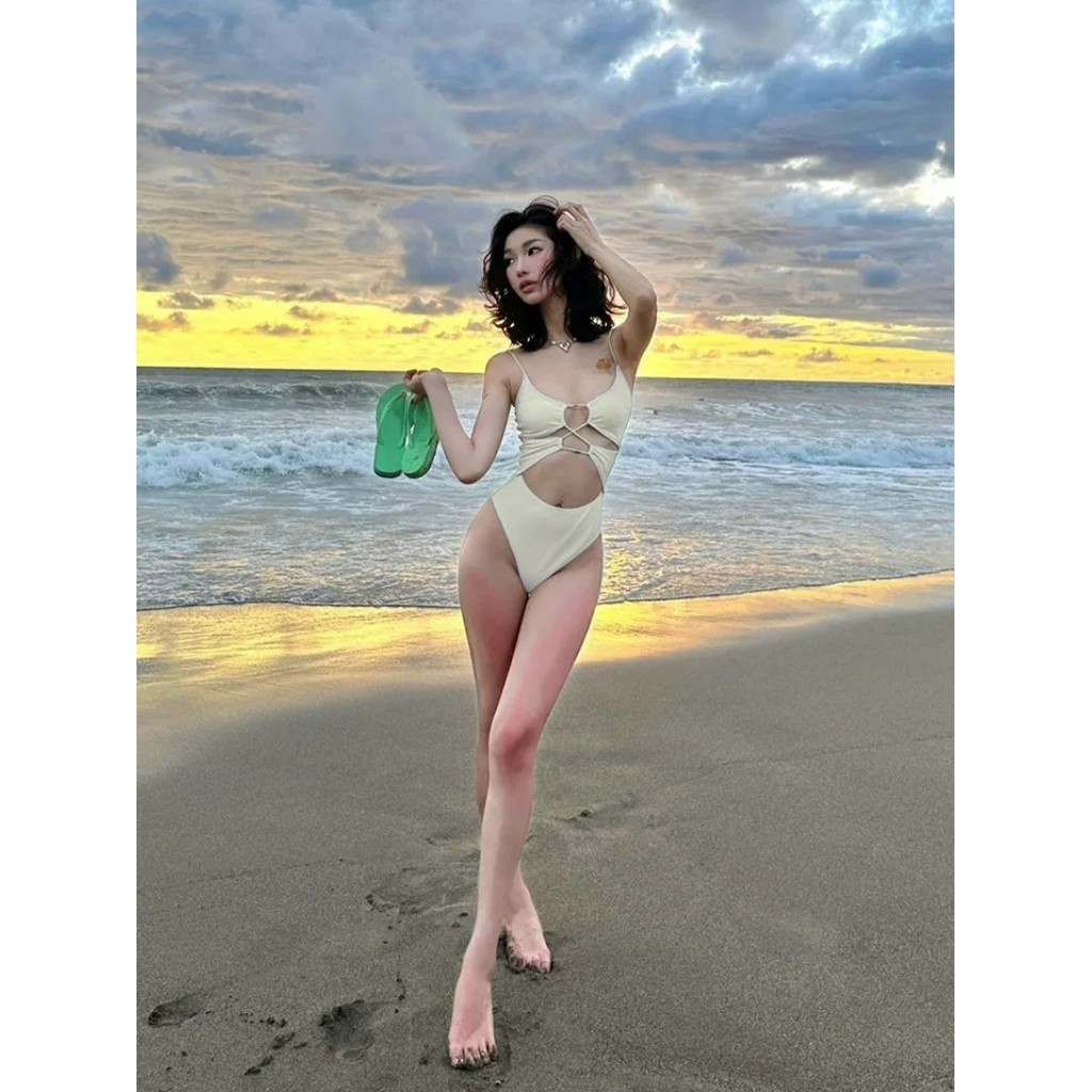 Đồ Bơi Nữ Gợi Cảm Retro Bikini Một Mảnh Đồ Bơi Kỳ Nghỉ Du Lịch Châu Âu Và Mỹ Gợi Cảm Suspender Phong Cách Thời Trang Đi Biển Bikini Bộ | BigBuy360 - bigbuy360.vn