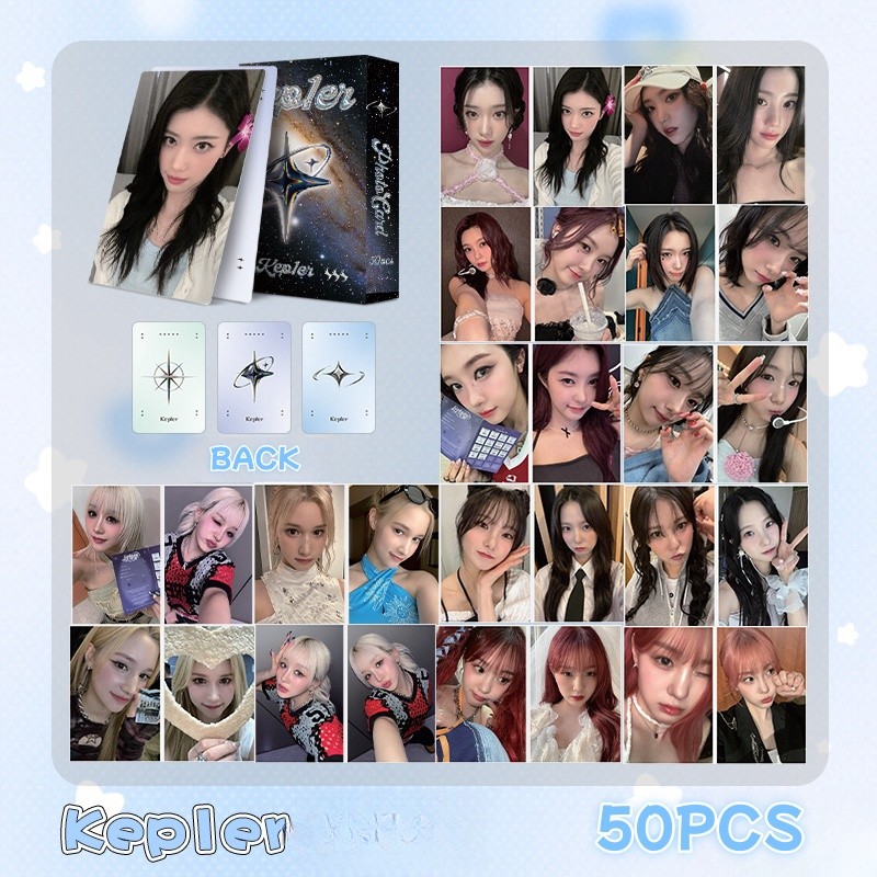 50pcs Kep1er Holographic Lomo Cards Magic Hour Chaehyun Hiyyih Yujin Dayeon Youngeun Ye Seo Ezaki Hi