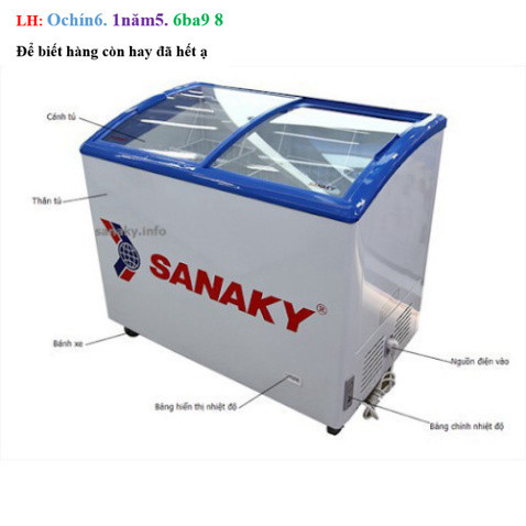sale chính hãng Tủ đông nắp kính Sanaky VH-3899K (Tủ kem) Điện Máy Hải Đăng HN cam kết chính hãng