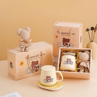 Set quà tặng sinh nhật hộp quà cốc sứ cute phong cách vintage hộp quà tặng bạn gái bạn bè người thân