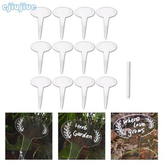 Cc 6 12 Chiếc Ngoài Trời Nhãn Thực Vật Acrylic Chống Thấm Nước Bút Đánh Dấu Vườn Mẫu Giáo Dụng Cụ Làm Vườn
