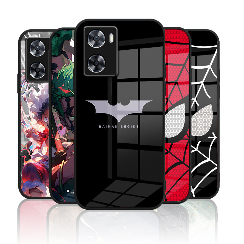 Ốp Kính Cường Lực OPPO A57 4G / A57 5G / A77s Ốp điện thoại Kính Cường Lực Ốp điện thoại Cứng Silico