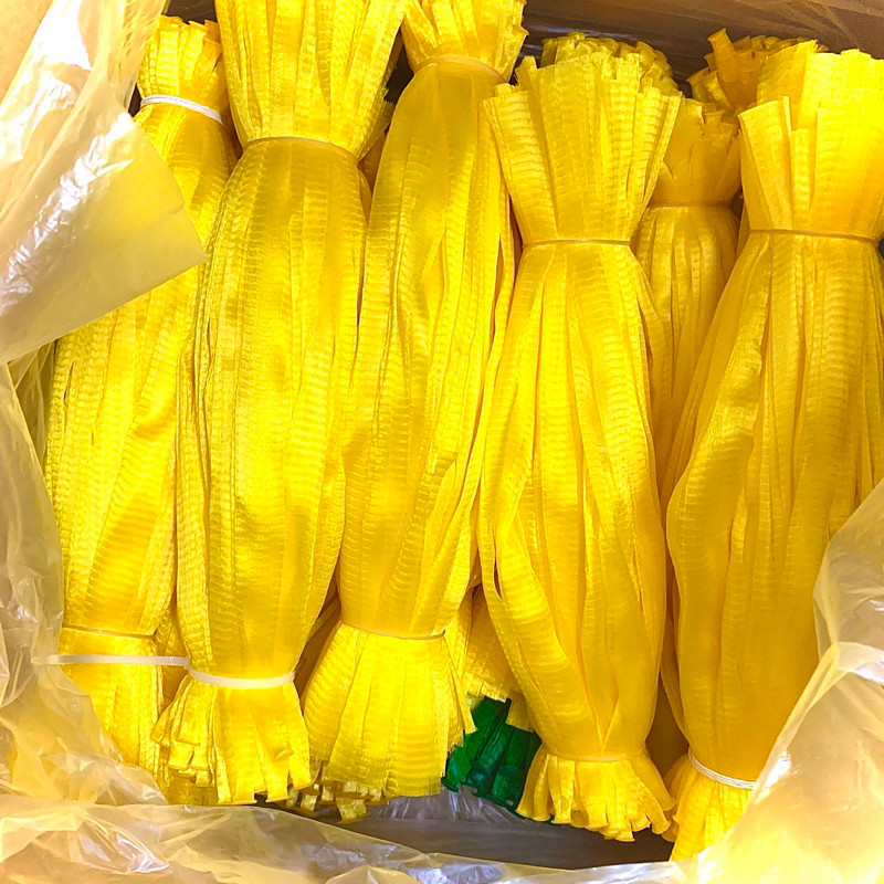 [Màu vàng] Túi Lưới Đựng hoa quả, Hành, Tỏi, Ớt, Bánh Kẹo, Trái Cây, Bọc Chậu Lan