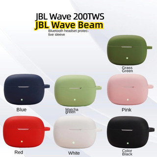  Dành Cho jbl Wave Beam Case Màu Trơn Tai Nghe fundas Cho jbl 200 Vỏ Mềm Chống Sốc Silicon Phụ Kiện 