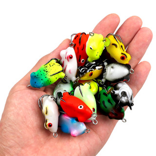 Mồi Ếch Mềm Câu Cá 3cm / 4.2g Thìa Đôi Đúc Mềm Mồi Ếch Mini