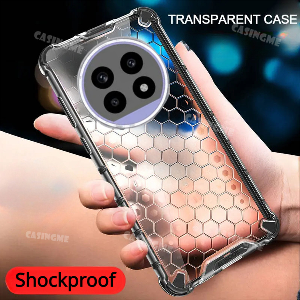 Realme 13 Pro 5G 13Pro + 2024 Vỏ tổ ong trong suốt chống sốc cho Realme 13Pro Realme13 13Pro + 13 Pr
