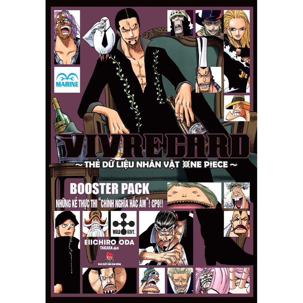Sách - Vivre Card - Thẻ Dữ Liệu Nhân Vật One Piece Booster Pack - Những Kẻ Thực Thi "Chính Nghĩa Hắc