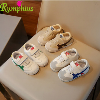 Rumphius Giày Da Thoáng Khí Cho Bé Gái Bé Trai Thời Trang Phù Hợp Với Trẻ Em Giày Thể Thao Đơn Giản Chống Trơn Trượt Kích Thước 22-31
