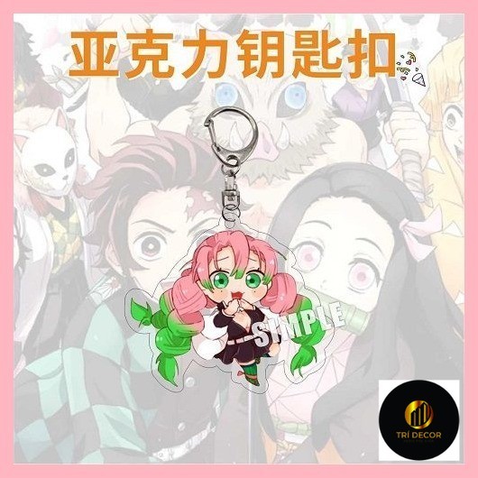 Móc Khóa Demon Slayer Tanjiro Muichirou Interlayer Demon Slayer Móc Khóa Cổng Bếp Tanjiro Nezuko