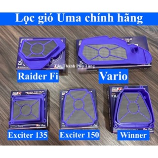 Lọc gió Uma chính hãng: Vario, Exciter135, Exciter 150, Raider Fi, Winner, Winner X, Sonic