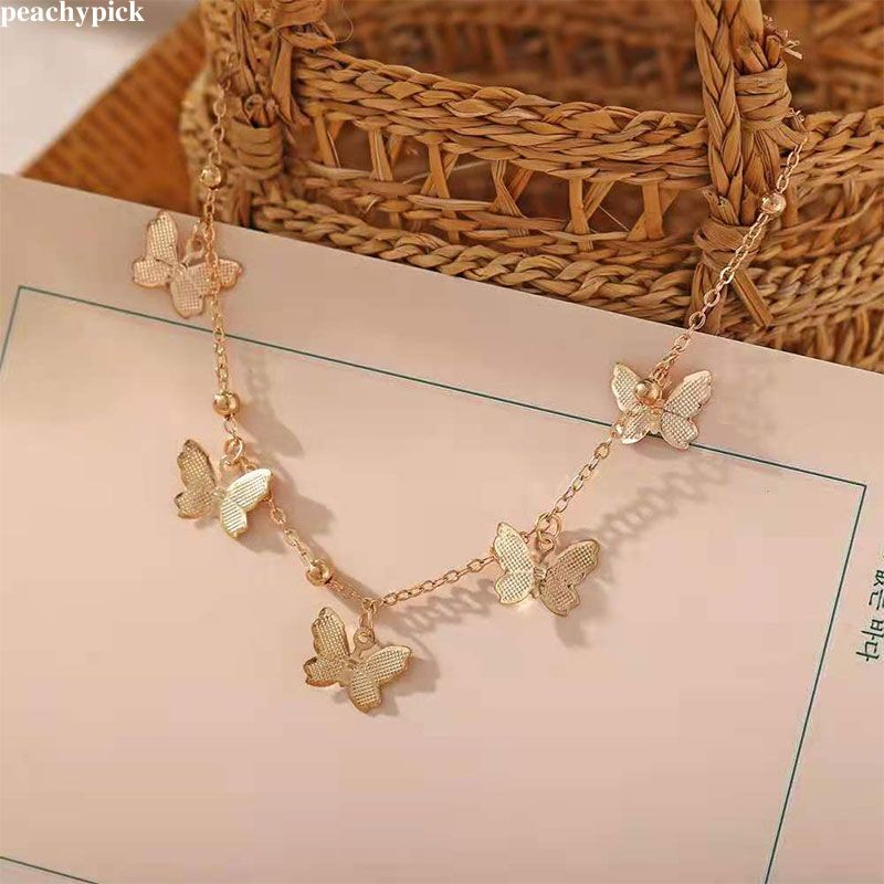 🍑peach🍑 Lắc Chân Nhiều Mặt Thiết Kế Xinh Xắn Cho Nữ