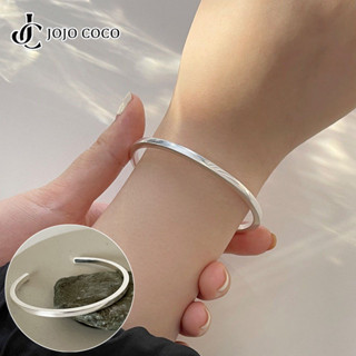 Jojo COCO Xuyên Biên Giới Bán Chạy Vòng Tay Bằng Thép Không Gỉ Bóng DIY Chữ Bóng Thép Titan Mở Nữ Vòng Tay Vàng