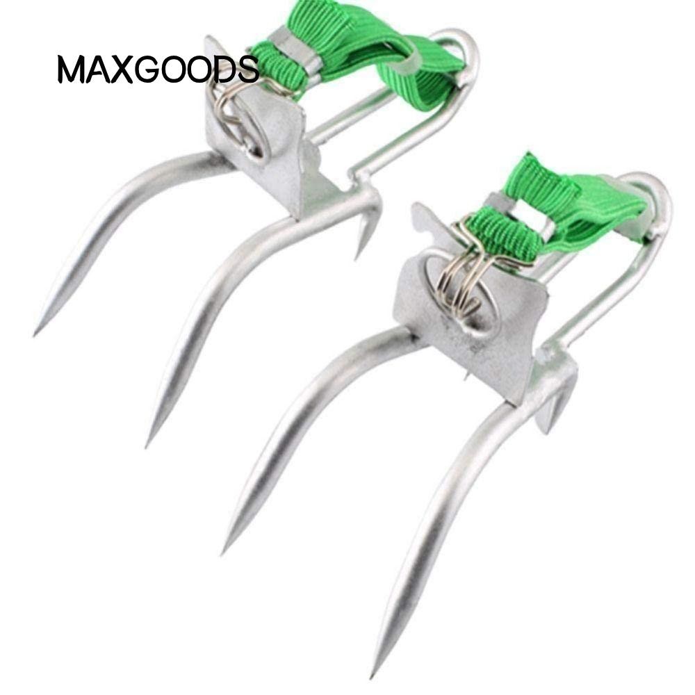 Maxgoods Tree Climbing Tool Ram 's Horn Picking Fruit Shoes Steel Climbing